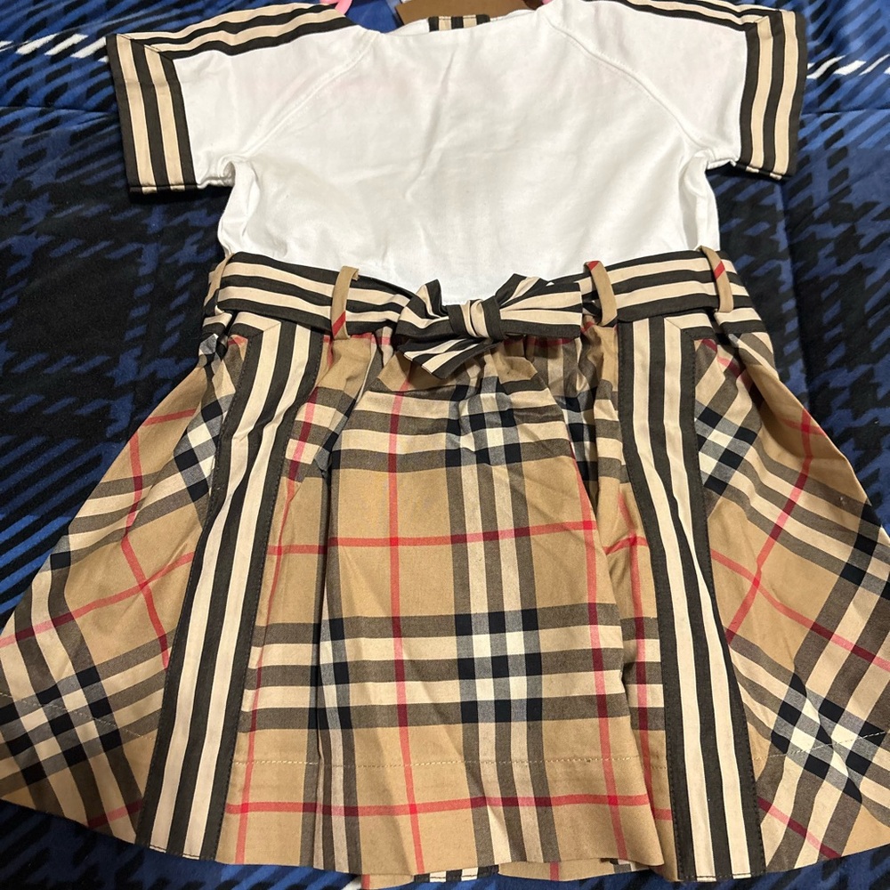Burberry Kids Checkered Dress
